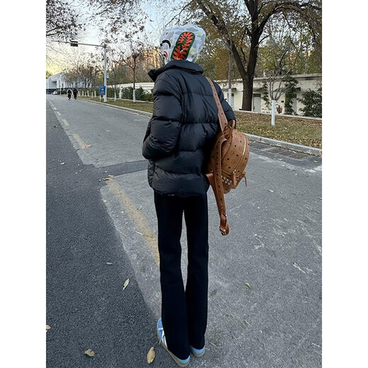 7 excellent products Micro-boot jeans for men in autumn and winter plus velvet style American high street loose straight slim scimitar long pants for men DF-701 black XL