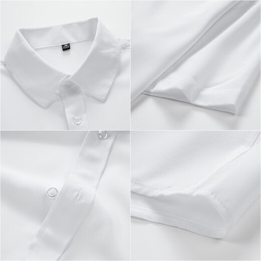 GENIOLAMODE brand long-sleeved shirt for men, solid color, simple basic summer thin section, versatile clothing for young students