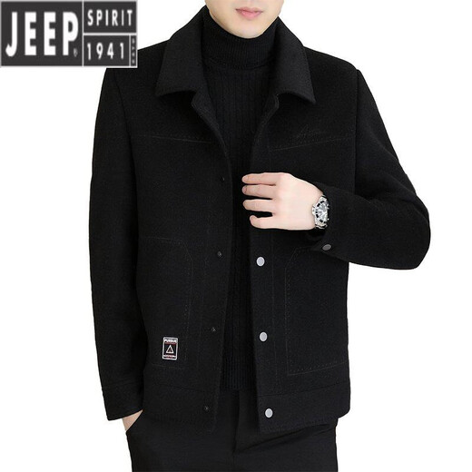 Jeep Spirit Wolljacke für Männer kurzseitig doppelseitig Nym Mant