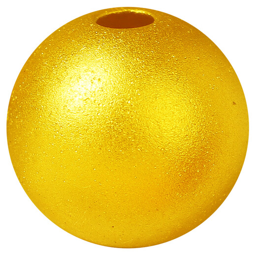 Chuxiao 3D ancient hard gold pure gold 999 transfer beads for men and women, matte frosted small gold beads, gold spacer beads with bracelet, 2 mm in diameter, 2 pieces, total weight about 0.07 grams