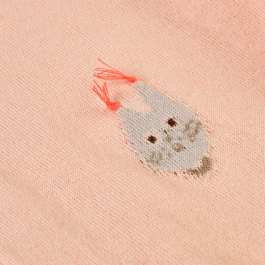 Jnby von Jnby Jiangnan Stoffkleidung Baby Baumwolle Kurzfrau Strickjangel Stricker Sweater Herbst und Winter Jungen und Mädchen Baby Yo7310870 684/warm Pink 90 cm