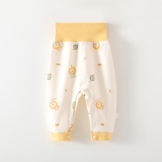 [Belle Yichun Babyhose] Babyhosen Schnappknopf hoher Taille -Bauchschutzhose Neugeborene Buntstiftfrucht #6211 73