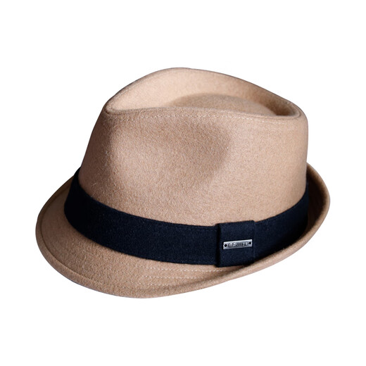 TOCHINO MEN'S ADULT TOP HAT AUTOMNE ET HIVER CONCUTÉ LOCE CHAUD JAZZ JAZZ Moyen d'âge moyen et Black Gentleman's Hat Navy Blue Black Code régulier M (55-57,5 cm)