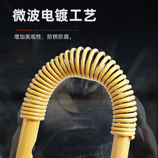 铭汇通新款金色加粗臂力器健身家用臂力棒10公斤20公斤30公斤40公斤5060 金色2025新款 60公金/重约1429g【猛男】