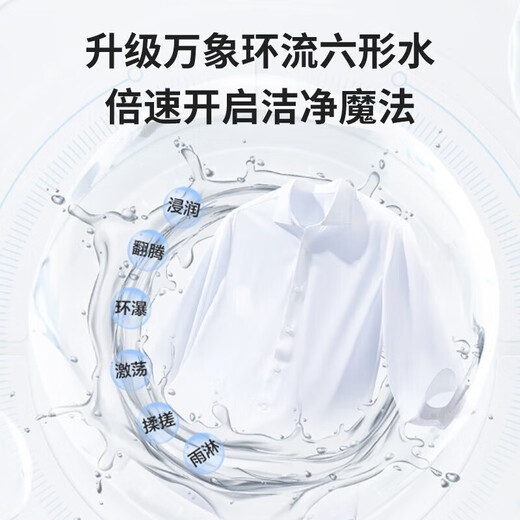 海尔（Haier）洗衣机14126升级款8/10/12公斤超薄滚筒洗衣机大容量带烘干洗烘一体全自动家用嵌入式除菌以旧换新 Leader8公斤单洗+超薄平嵌+智能投放+大筒径