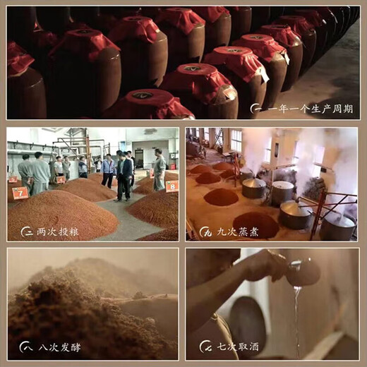 黄金贵州酱香型白酒53度茅台镇老酱酒坤沙纯粮固态发酵商务送礼500ml 黄金老酱酒6瓶