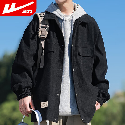 Pull-back jacket men's spring and autumn cardigan jacket men's casual men's coat versatile work clothes men's clothing