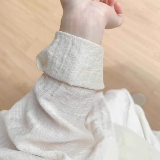 Miao Yijia Sun Protection White Shirt Women Summer 2026 New Thin Shirt Blouse Cardigan Chiffon Top Jacket Women Summer Slightly Transparent Thin Shirt Sun Protection Jacket One Size Recommended 135Jin Jin is equal to 0.5kg within