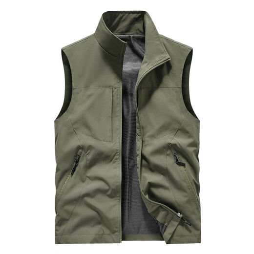 JP Vest Men Summer Summer Outdoor Casual Casual seca rápida Trabajo transpirable Vestocador de chaleco para hombres Clip 8866 Off White XL