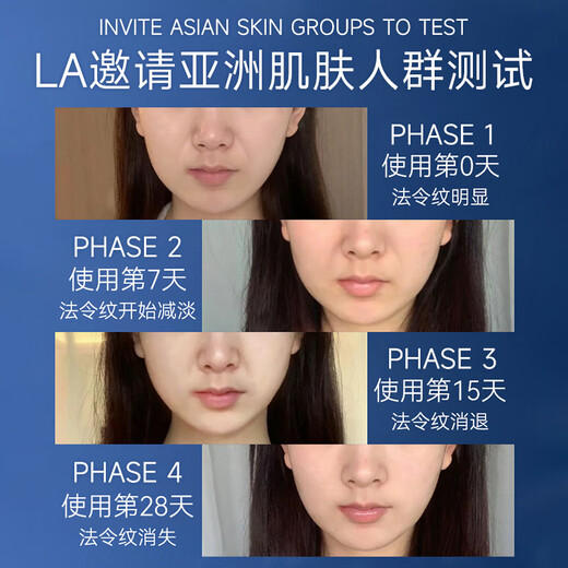 LA美国玻尿酸面膜抗皱紧致衰老补水女男士提拉胶原蛋白法令纹抬头纹 川字纹去除消除神i器【买2送 1】