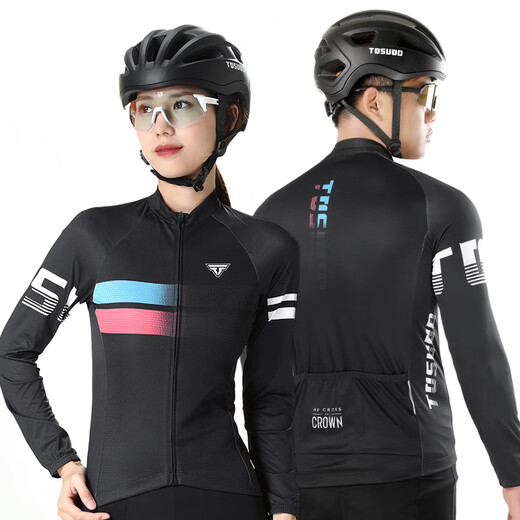 Captain Tas (TOSUOD) Spring and Summer Road Bike Cycling Clothes Long Sleeve Tops Men and Women Quick-drying Mountain Bike Cycling Equipment Clothes