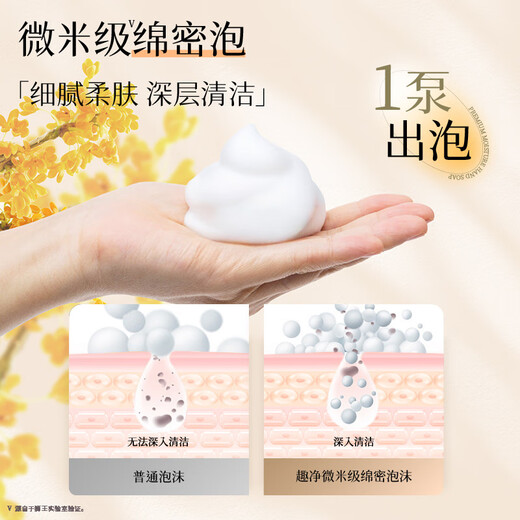 Lion King Qujing Foam Antibacterial Hand Sanitizer Bay Rose 400ml Refillable Micron Foam for the Whole Family and Children