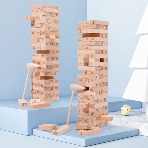 Muscheln gestapelte Musikbaubausteine Zeichnen Zeichnung von Eltern-Kind-Spielzeug für Kinder, die große gestapelte hochschichtgestapelte Tabletop-Spiele 60 Tablets + Text [Adult Version] [Barrel