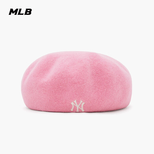 MLB Yu Shuxin's same style for male and female couples corduroy newsboy hat beret autumn CB002 New York Yankees/hemp pink one size fits all