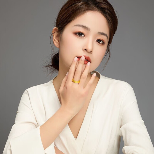 GRAYCEWODY Old Phoenix 999 gold gold clad with silver. Please ask for coins. Pure gold pure silver ring. Birthday gift for your lover. US size 10 circle mouth 140-160 Old Phoenix Gold Store