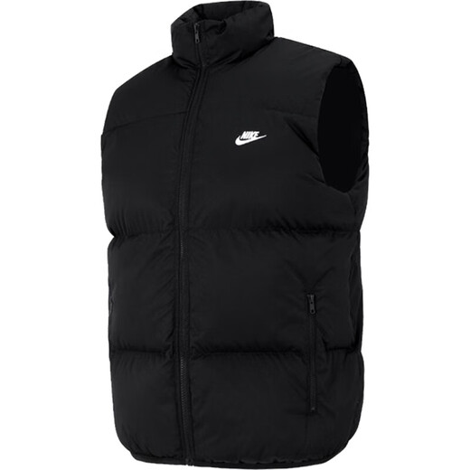 Nike (Nike) Cotton Vest Clothing para hombres 2024 Invierno Nuevo al aire libre Sportswear a prueba de viento y una cálida chaqueta de chaleco casual FB7374-010 S