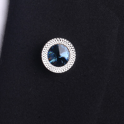 Lüge Shang Herren Sonnenblume Business Business Brosche Anzug Hemd einfache Platte Gold plattiert Silberkragen festgesteckt