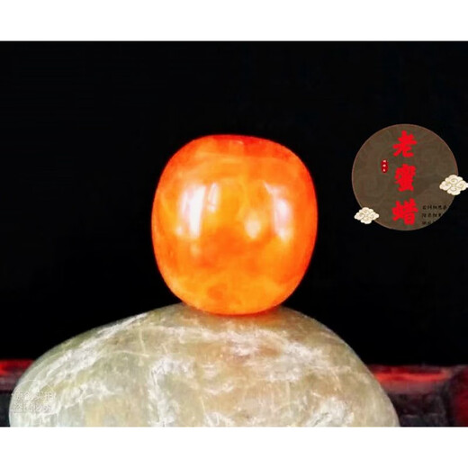 Knock knock love old beeswax jujube beads barrel beads loose beads single beads diamond star moon bodhi bracelet top beads waist beads accessories DIY beads diameter 22mm height 23mm single bead