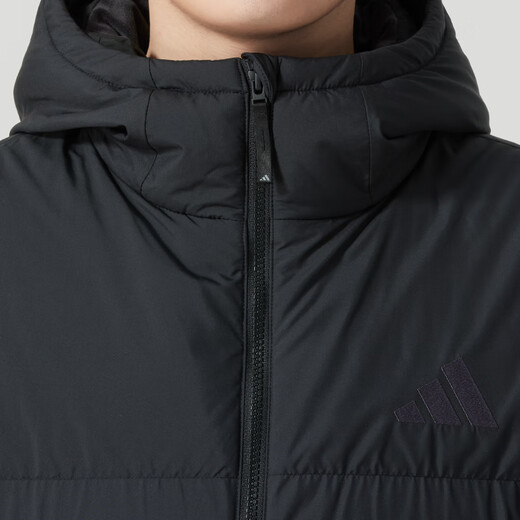 Adidas down jacket men's clothing 2025 spring new warm sports and casual 600 poncho bread jacket hooded down jacket JV6187 L
