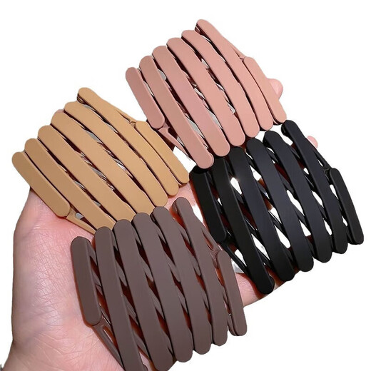 2024 new face wash special toothed anti-slip broken hair headband travel retractable hair hoop pressure hairpin 1 retractable hair hoop