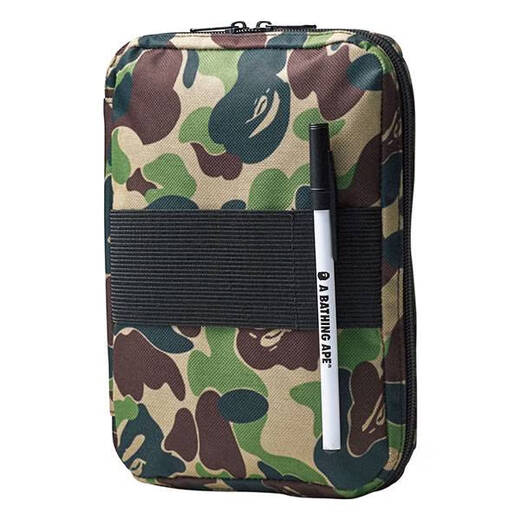 Yonghuan magazine style, ape people camouflage portable storage bag travel bag, passport bag, sorting bag, clutch bag, color bag packaging