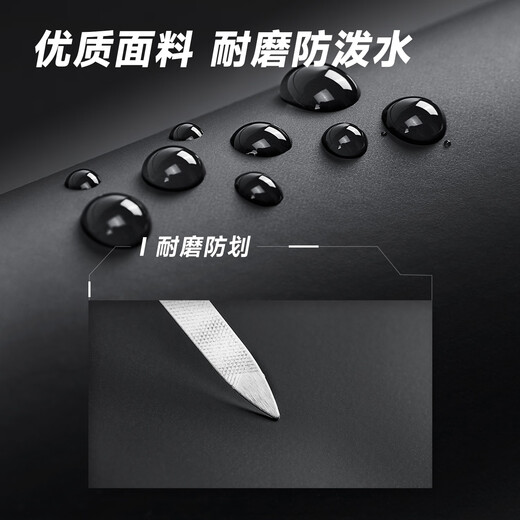 七匹狼短途旅行包男款大容量商务短途出差手提袋行李包运动训练健身包男 黑色（合成革）干湿分离