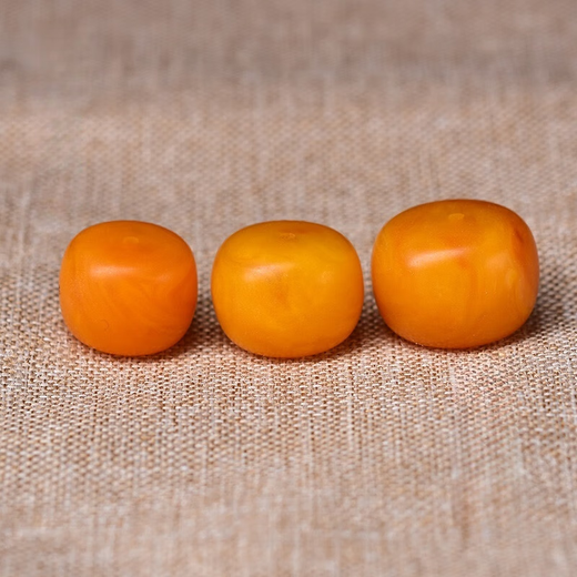 Xuecong natural old beeswax single beads loose beads 2.0m single barrel beads piers Rudraksha literary toy accessories bracelet with beads old beeswax piers 18*14mm single