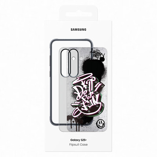 三星 Samsung Galaxy S25+ 原装智能主题保护壳 手机套 原厂手机壳 多功能保护套 黑色