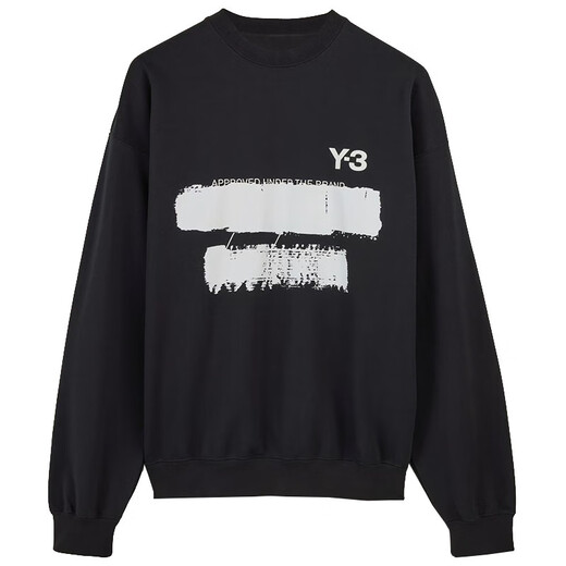 Y-3/Y3 海外直邮 男士潮牌时尚休闲涂鸦LOGO套头圆领卫衣外套 JN4881 黑色 JN4881 L