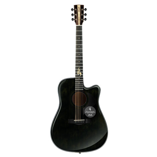 Brook Brook S25 Guitar Vancouver Folk Guitar Face Single Alcalone Guitare Guitare Débutant de 41 pouces Couleur d'encre S25R-DCG