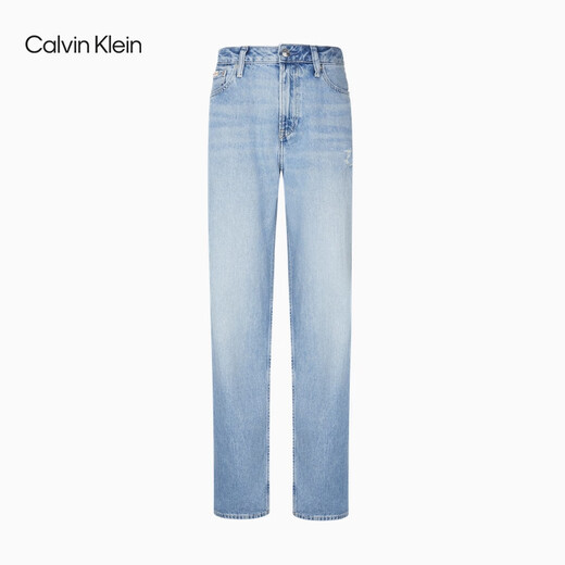 Calvin KleinJeans【凉感】【复刻90系列】25春夏女ck复古直筒牛仔裤47AB719 RDA-牛仔浅蓝 29