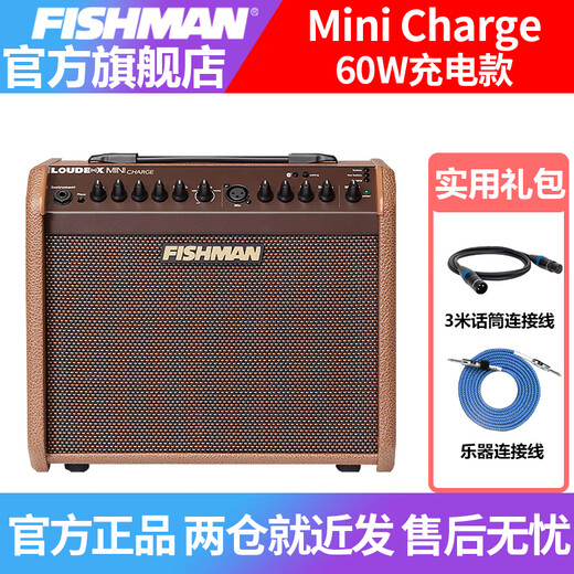 FISHMAN Fisherman Singing Speaker Loudbox Acoustic Guitar Outdoor Singing Roadshow Electric Blowpipe Live Broadcast Acoustic Instrument Speaker 60w Rechargeable (mini charge) Official Standard