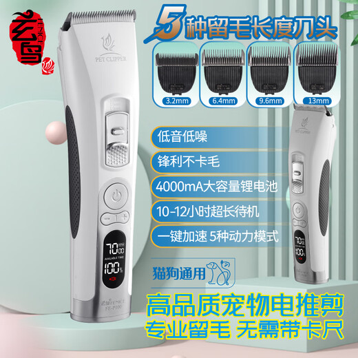 Xuanniao pet shaver dog hair clipper professional hair clipper head pet shop dedicated pet hair clipper Teddy cat 6.4mm hair clipper head (excluding body) Xuanniao pet shaver dog hair clipper professional hair clipper head pet shop dedicated pet hair clipper Teddy cat 6.4mm hair clipper head (excluding body)
