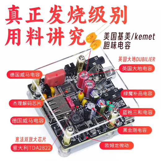 GLIYMEUS Bluetooth 5.3 fever receiver hifi decoder USB disk lossless resurrection old amplifier TV coaxial