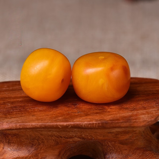 Xuecong natural old beeswax single beads loose beads 2.0m single barrel beads piers Rudraksha literary toy accessories bracelet with beads old beeswax piers 18*14mm single