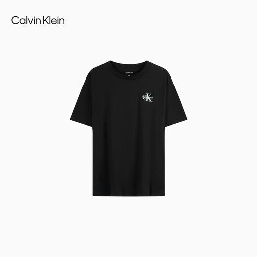
Calvin KleinJeans 25 Spring and Summer New Women's Leisure Commuter ck Jelly Glue Print Pure Cotton Short Sleeve Knitted T-Shirt 47B835G