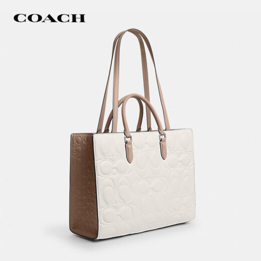 
CoaCH (COACH) [Direct Brand Supply] Women's MAGGIE Large Shoulder Handbag White CY673SVXI6