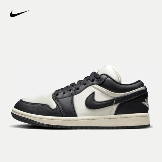 Nike (NIKE) official men's and women's shoes winter new air jordan 1 low-cut sneakers casual basketball shoes FB9893-101 black and white panda 36.5