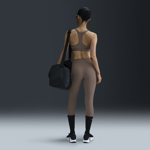 Nike (Nike) One Women La cintura alta para la cintura de alta cintura de secado de otoño Pantalones deportivos casuales de punto de punto HJ9196 233 Mink Brown/Black M
