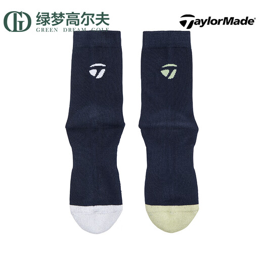 
Taylormade TaylorMay Golf Accessories New Spring and Autumn Women's Sports Breathable Fashion Medium Socks Navy Blue M13062