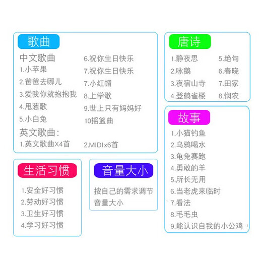 UTHER Education Early Education Machine Children's Tablet Computer Toys Chinese and English Smart Learning Machine Baby Early Education Children Red Charging Tablet