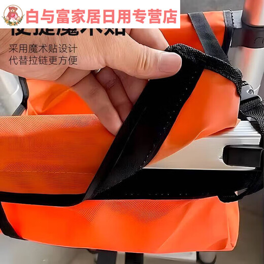 Sailoto Junmo Tool Bag Electrician Repair Storage Bag Large Capacity Tool Bag Weak Current Carpentry Portable Oxford Cloth Bag Can Lift Herringbone Ladder Storage Bag 2 Pack