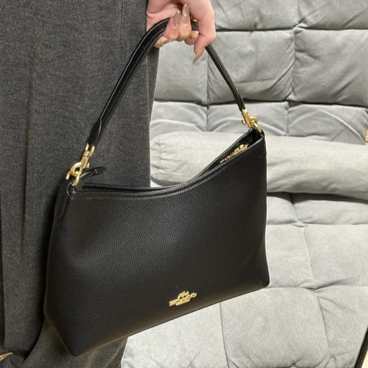 Trainer Laurel 30 Top Reißverschluss Öffnung und Schließung großer Kapazitätsumhängetasche 25 neue Feiertagsgeschenke Black Cy684-Imblk