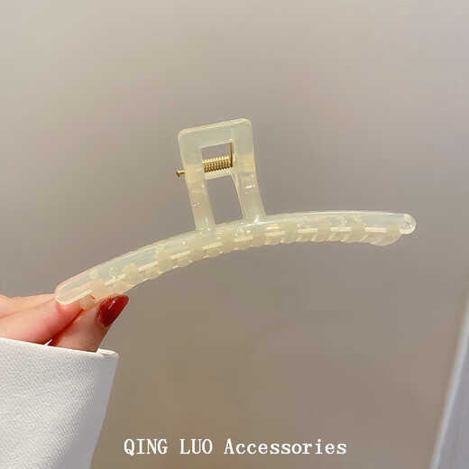 SAHANE Zuoyu 13CM hair clip women's shark clip large hair volume high-end hair clip headwear hair clip back of the head hair catcher 13CM