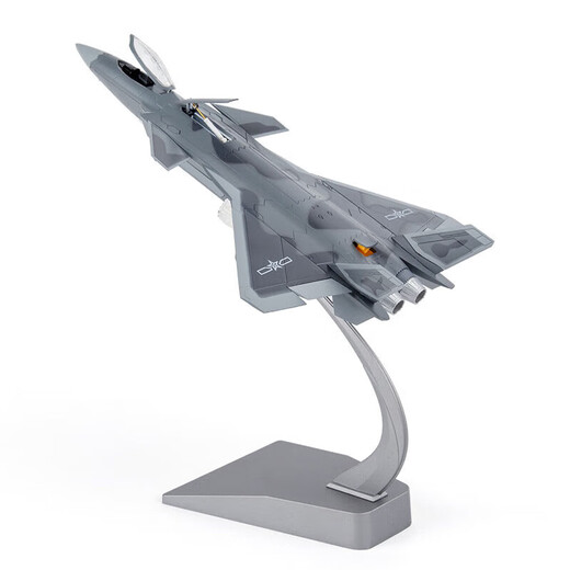Not stopped J-20 fighter model alloy simulation military ornament retirement souvenir 1:72 camouflage WZHL-15934