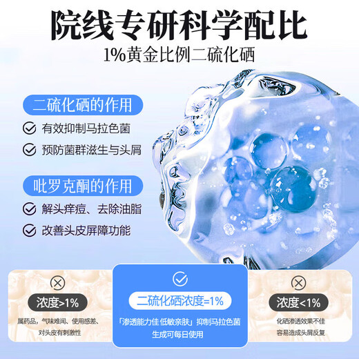 南京同仁堂二硫化硒洗发水去屑止痒控油持久蓬松洗头露脂溢性毛躁男女士专用