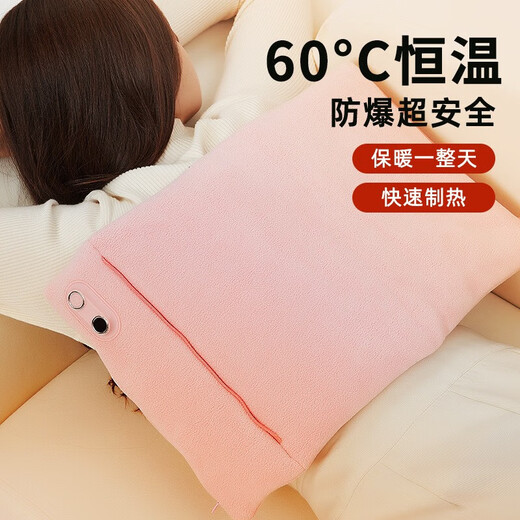 Yanbat's new graphene heating electric hand warmer 60 degrees constant temperature explosion-proof USB digital display rechargeable hand warmer waterless portable hand warmer 3600 mAh battery hand warmer bag graphene hand warmer bag (cuttlefish black) 60 C degrees