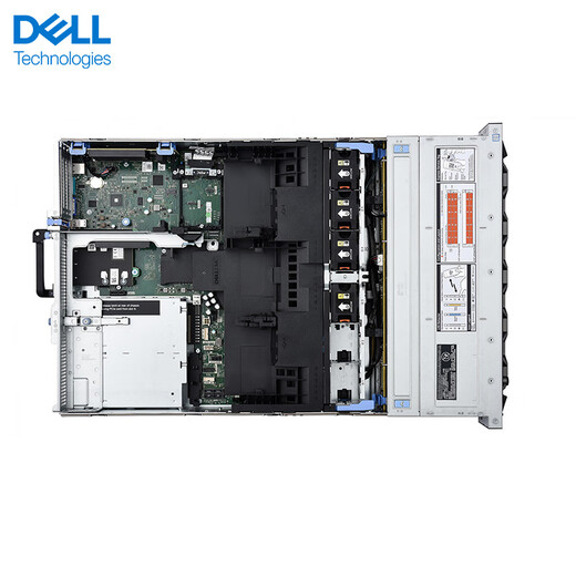 戴尔（DELL）PowerEdge R740 2U机架式服务器主机 深度学习 虚拟化应用 2*银牌4210R【20核2.4G】双电 128G丨2x1.92T固态丨V100-32G