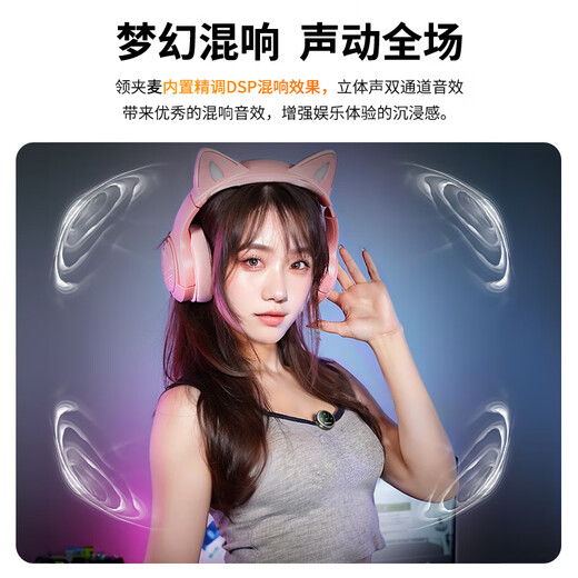 Good Shepherd Wireless Lavalier Microphone Anchor Live Broadcast Special Equipment Douyin K Song Interview Recording Radio Microphone Outdoor Professional Noise Reduction Microphone Shooting Short Video Vlog Button One to Two