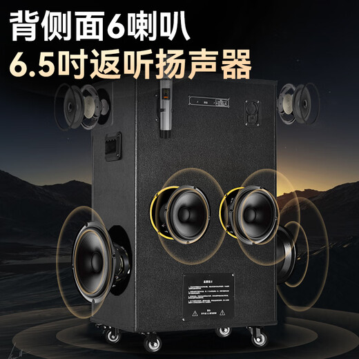 夏新（Amoi）ok-35 36家庭ktv音箱套装2025年新款家用户外点唱机卡拉ok功放一体机广场舞音响带显示屏 15吋重低音七分频音响